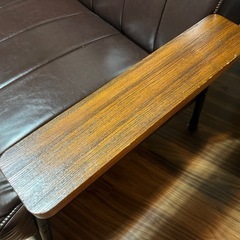 ニトリ2人がけ合皮ソファー　の画像