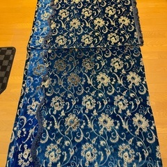 昔のトラック寝台カーテンの画像