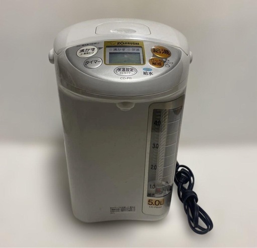 象印 マイコン沸騰 電気ポット 5L 給湯 保温機能 CD-PB50AM 19年