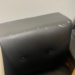 ※12/25まで※ソファーベッド黒の画像