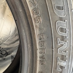 205/55R16ダンロップスタッドレス4本の画像