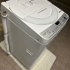 洗濯機　
Sharp ES-GE7G-Wの画像
