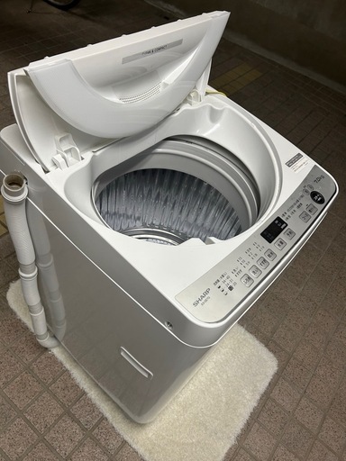 洗濯機Sharp ES-GE7G-W (real_majid) 駒場東大前の生活家電《洗濯機