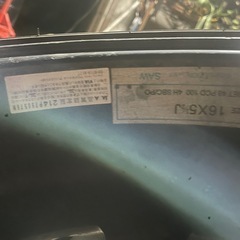 16インチホイール四本セット　四穴の画像