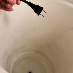 【Euro３plast】Light Pot Tall / Illuminated Planter イタリア製 φ47/H98cm 乳白色 LED内蔵 AC直結の画像