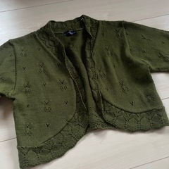 LE GRAND BLEU オリーブ カーディガン Mの画像
