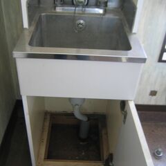 一槽シンク　幅45cm　ヘアーサロン　理容店　美容室　業務用　ステンレス　流しの画像