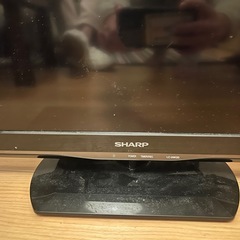 【2015年製】SHARP AQUOS LC-24K20 24V型液晶テレビ リモコン付き・動作確認済みの画像