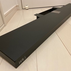 ❣️美品❣️EQUALS イコールズ WALL テレビスタンドV2・V3・V5・S1対応 サウンドバー棚板 Mサイズ 幅95cm サテンブラックの画像