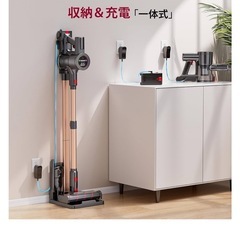 掃除機 コードレス2026先行販売！業界初独立モーター自走式90Kpa超強力吸引の画像
