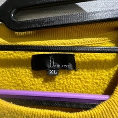 【ZIP5】ジップファイブ　黄色トレーナーの画像