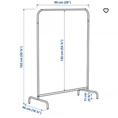 IKEA ハンガーラック の画像