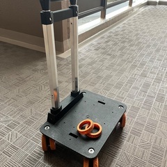 軽量 キャリーカート 黒の画像