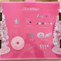 Francfranc クリスマスツリーピンク　スターターセット　100cmの画像