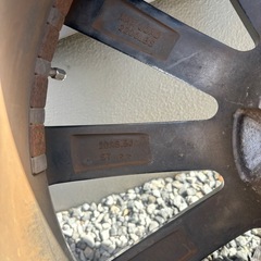 20インチアルミホイールセットの画像