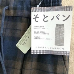 新品 ツイード パンツ Mサイズの画像