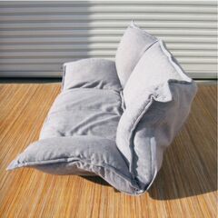 NITIRI 　カジュアルソファ「ツバサ2」　ソファ　布製　ファブリックソファ　14段階リクライニング　ニトリ　直接引取歓迎　723ZSの画像