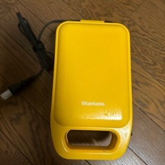 Vitantonio ホットサンドメーカー イエローの画像