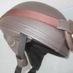 🍊レザーヘルメットの画像