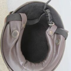 🍊レザーヘルメットの画像