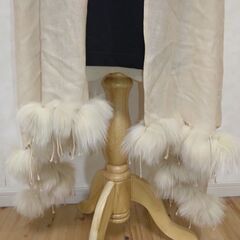 ストール　ベージュ　LANVINの画像