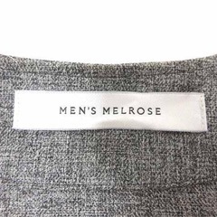 メンズメルローズ MEN'S MELROSE ノーカラージャケット の画像