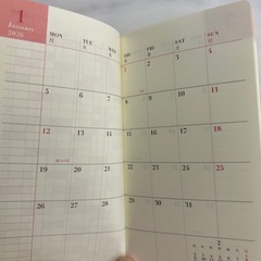 2026年手帳の画像