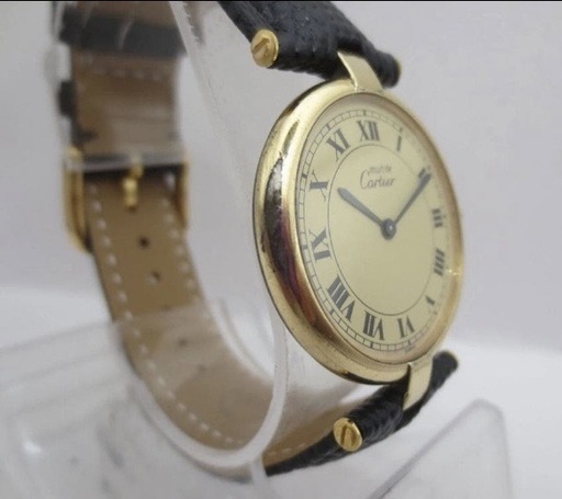 Cartier 美品 マストヴァンドーム LM ヴェルメイユ クォーツ