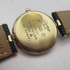 Cartier 美品 マストヴァンドーム LM ヴェルメイユ クォーツの画像