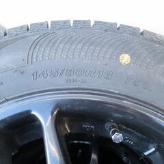 ２０２２年製スタッドレスタイヤ、ホイールセット　145/80 R13の画像