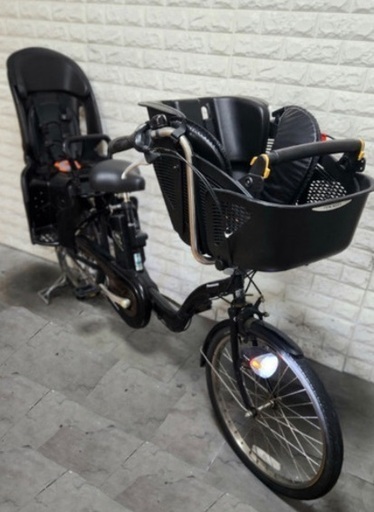 ✨美品✨室内保管✨人気✨パナソニック ♡ギュットミニ✨子供乗せ電動アシスト自転車 🌸美品🌈大容量8🌸室内保管🌼パナソニック ⚪️ギュット 🌸子供乗せ