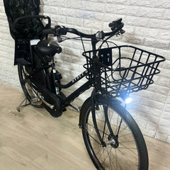 🌸ブリヂストン 電動自転車 HYDEE.Ⅱ新基準 子供のせ大容量8.7Ah☆完成車配送☆美品☆室内保管☆029の画像