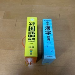 国語辞典　漢字辞典の画像