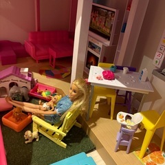 【世田谷区まで引き取りにきていただける方】バービードール　ハウスセットの画像