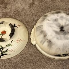 ★ 四日市萬古焼 雄山窯 耐熱鍋 土鍋(深鍋) 10号(5-6人用) 直径35cm 口径30cm 高さ18cmの画像