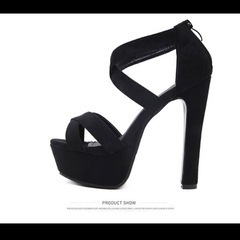 ヒール　サンダル　24cmの画像