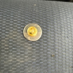 コイン、ピンバッチ、くしの画像