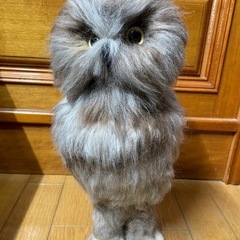 羊毛フェルト　フクロウ　ハンドメイドの画像