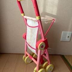 ぬいぐるみ用ベビーカー　バギー　子供用　おもちゃの画像