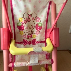 ぬいぐるみ用ベビーカー　バギー　子供用　おもちゃの画像
