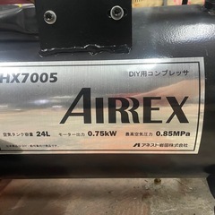 100vコンプレッサー2基とサブタンクセットの画像