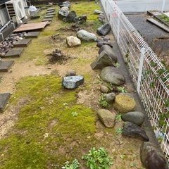 庭の石、差し上げます。の画像