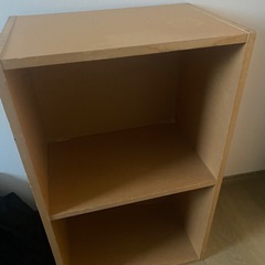 カラーボックス2つ衣装ケース2つセットの画像