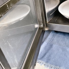 東芝　電子レンジ　グレー　サイズ約（高さ）28×（横幅）45×（奥行き）35cm　ER-FX1Jの画像