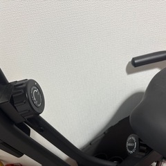 BTM XR エアロフィットネスバイク 背もたれ付き　レッド　ブラックの画像