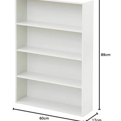 山善(YAMAZEN) 文庫本収納ラック  白
の画像