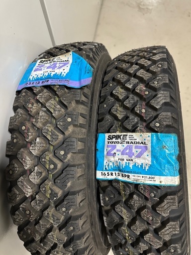 スパイクタイヤ　2本　軽自動車