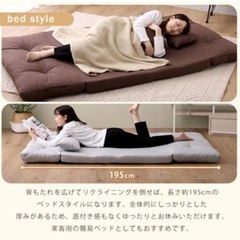 ソファベッド (ほぼ未使用)の画像