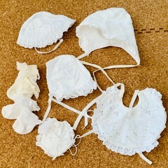 ベビー用　ホワイトセレモニードレス　セット　おまけ付き❣️の画像