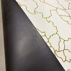 【那須町役場】マグネットシート黒板　 合併前栃木県　地図　地理【管理番号409】の画像